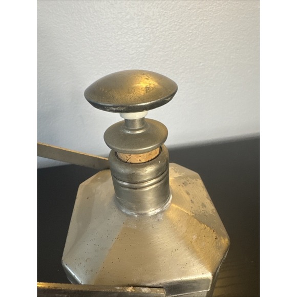 Vintage Musical Decanter Lantern Style plays 'How Dry I am' When Lifted Works! - Picture 3 of 9